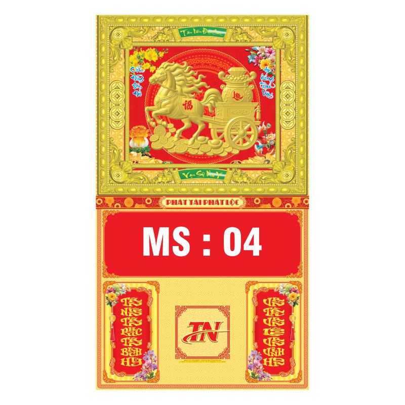 TN04-40x70cm-Ngua-keo-xe-vang